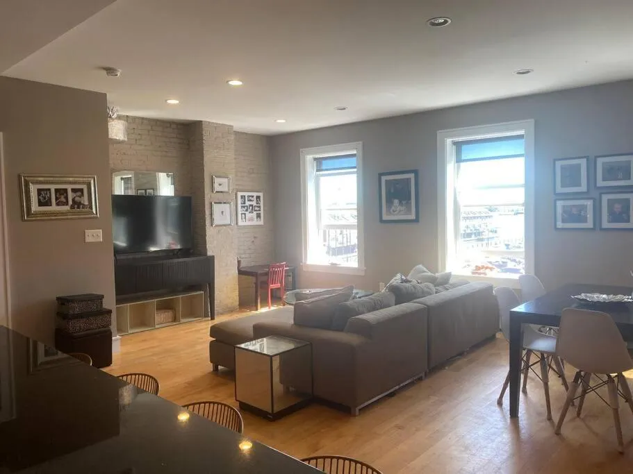 Image 2 of Boston Harbor views Modern north end condo FREE PARKING!